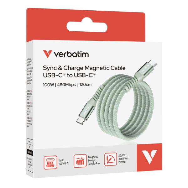 Sync & Charge 100W Magnetic Cable USB-C to USB-C (SCC2-CCM100) - 图片 6