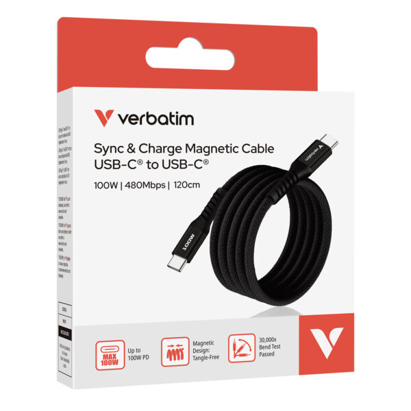 Sync & Charge 100W Magnetic Cable USB-C to USB-C (SCC2-CCM100) - 图片 10
