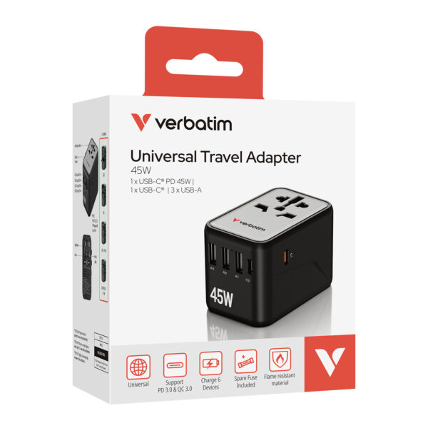 5 Port 45W Universal Travel Adapter (UTA-08) - 图片 14