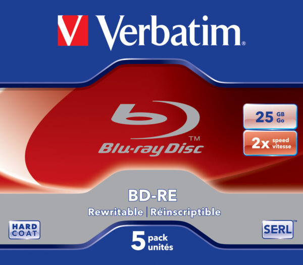 BD-RE SL 2X 25GB (5 Pack Jewel Case) - 图片 2