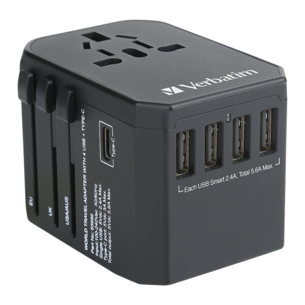 5 Port 5.6A Universal Travel Adapter