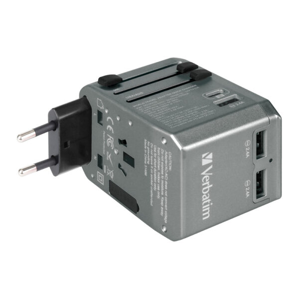4 Port 45W PD & QC Universal Travel Adapter - Image 8