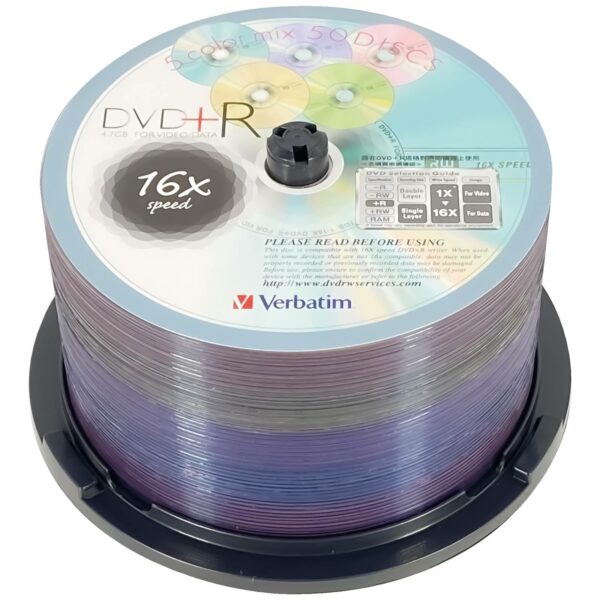 DVD+R 4.7GB 16X SAKURA Color 50PK Spindle - 图片 2