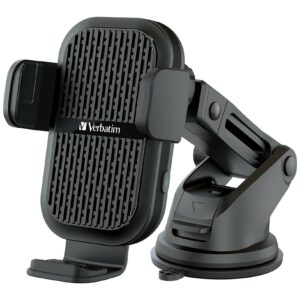 15W Dual Coil Wireless Charging Car Mount with Cooling Fan