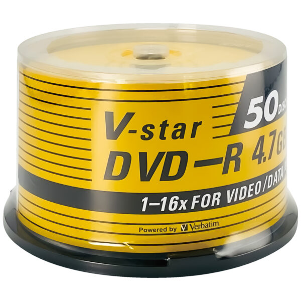 V-star DVD-R 16X 4.7GB (50 Pack Spindle)