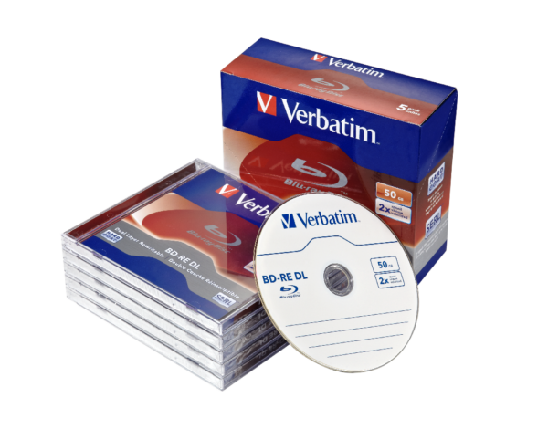 BD-RE DL 2X 50GB (5 Pack Jewel Case) - Image 3