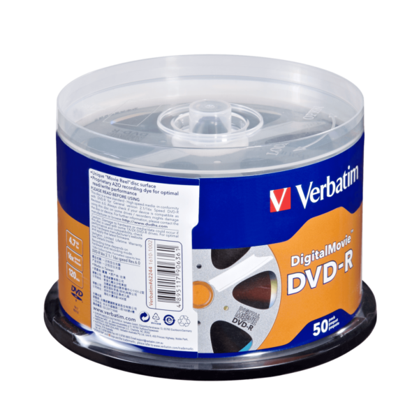 DVD-R 4.7GB 16X DigitalMovie 50pk Spindle - 图片 5